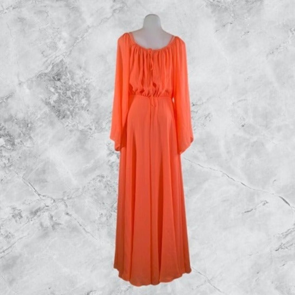 Michael Costello x REVOLVE Vallarta Gown - Orange - Picture 6 of 12